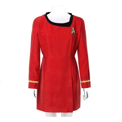 Star Trek the Original Series 50th Anniversary Operations Red Velour Line Dress Prop Replica